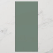 Minimale afdrukbare Sjabloon Sage Green Wedding Me (Achterkant)
