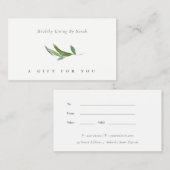 Minimale afgifte van een certificaat voor de afgif (Voorkant / Achterkant)