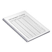 Minimale Afspraak Tracker Notitieblok Notitieboek (Rechterzijde)