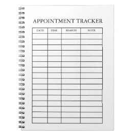 Minimale Afspraak Tracker Notitieblok Notitieboek