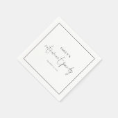 Minimale aftredingpartij voor vaste-lijngrens servet (Hoek)