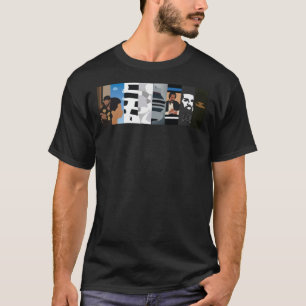 Minimale Album-Hoesjes tekenen T-shirt