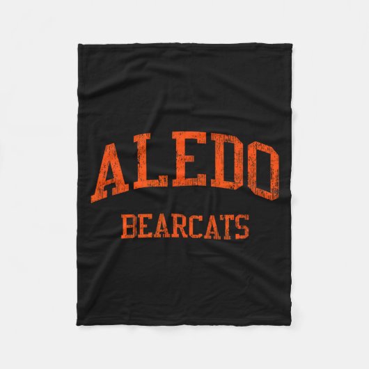 Minimale Aledo High School Hs Tx Fleece Deken (Voorkant)