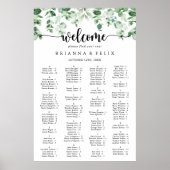 Minimale alfabetische echtheidschaart voor eucalyp poster (Voorkant)