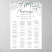 Minimale alfabetische echtheidschaart voor eucalyp poster (Voorkant)