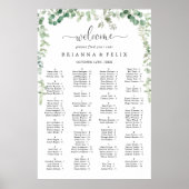 Minimale alfabetische echtheidschaart voor eucalyp poster (Voorkant)