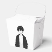 Minimale Anime Jongen Favorietendoos Bedankdoosjes (Voorkant)