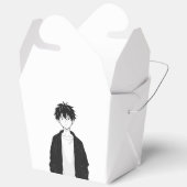 Minimale Anime Jongen Favorietendoos Bedankdoosjes (Open)