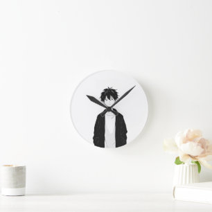 Minimale Anime Jongen Wandklok