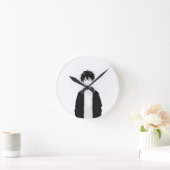 Minimale Anime Jongen Wandklok (Huis)