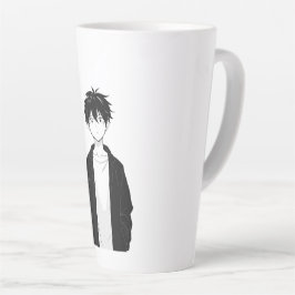 Minimale Anime Jongens Latte Mok