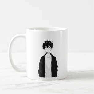 Minimale Anime Jongensmok Koffiemok