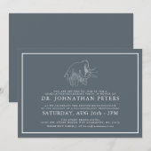 Minimale archeologische Afstuderen|Uitnodiging tot Kaart (Voorkant / Achterkant)