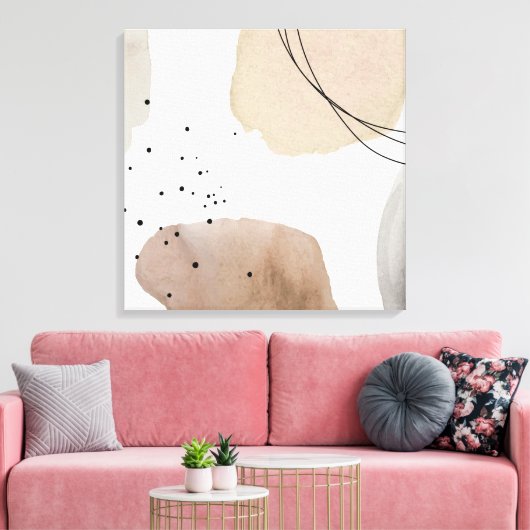 Minimale art canvas afdruk (Insitu (Woonkamer))