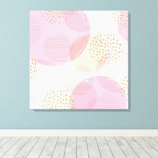 Minimale art canvas afdruk (Insitu (Houten vloer))