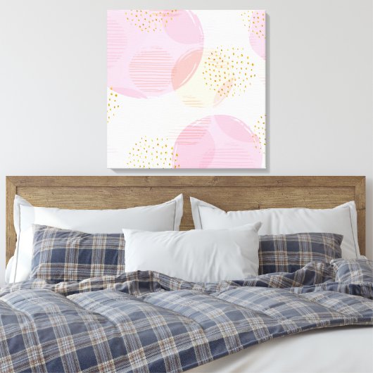 Minimale art canvas afdruk (Insitu (Slaapkamer))