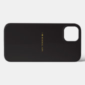 Minimale art Case-Mate iPhone case (Achterkant (horizontaal))
