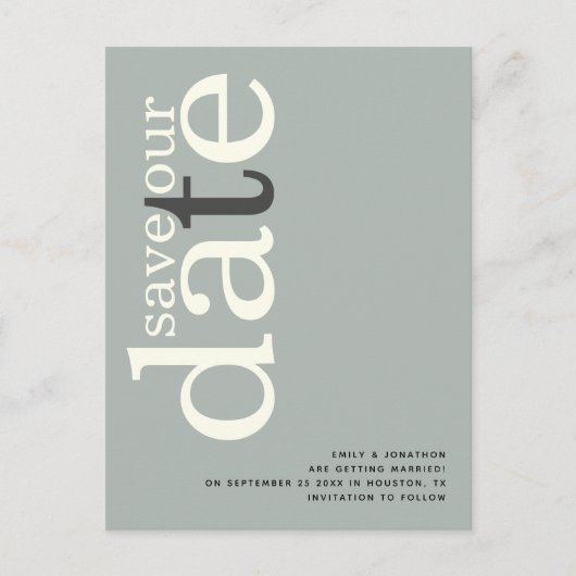 Minimale artikelcode QR-code opslaan Datum Briefkaart (Voorkant)