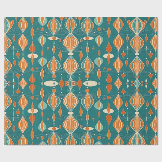 Minimale atoomdruppels ontwerp cadeaupapier (Vlak)