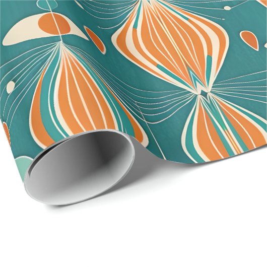 Minimale atoomdruppels ontwerp cadeaupapier (Rol Hoek)