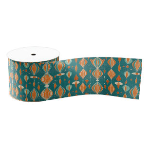 Minimale atoomdruppels ontwerp grosgrain lint