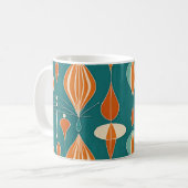 Minimale atoomdruppels ontwerp koffiemok (Voorkant links)