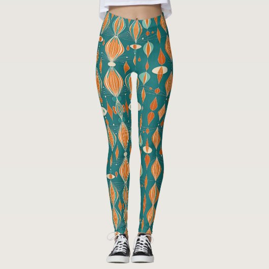 Minimale atoomdruppels ontwerp leggings (Voorkant)