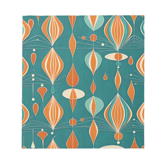 Minimale atoomdruppels ontwerp notitieblok (Voorkant)