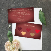 Minimale ATTIRE Dress Code Weddenschap Ceremony Re Informatiekaartje