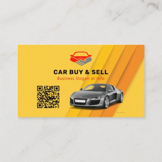 Minimale autohandelaar | SINAASAPPEL Visitekaartje (Achterkant)