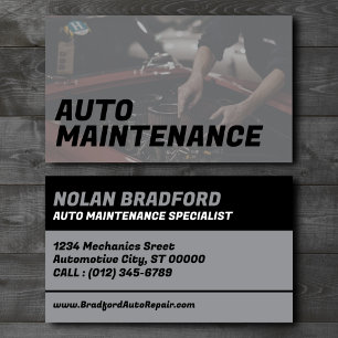 Minimale Autonderhoud Specialist Visitekaartje