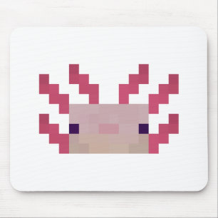 Minimale Axolotl Pixel Muismat