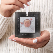 Minimale Baby naam geboorte Stats Foto Black Keepo