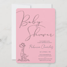 Minimale baby shower