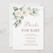 Minimale Baby shower-uitnodiging Kaart (Achterkant)