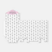Minimale Baby shower voor doos Bedankdoosjes (Uitgevouwen)