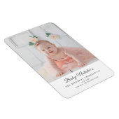 Minimale Baby Verjaardagsfotogeschenken Keepsake M Magneet (Rechterzijde)