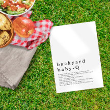 Minimale Baby voor achtertuin - Q BBQ-Shower
