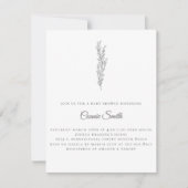 Minimale babyschoeisel kaart (Voorkant)