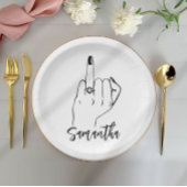 Minimale Bachelorette-partij | Bridal Partij Papieren Bordje