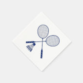 Minimale Badminton Rackets Shuttlecock Birdie Servet (Hoek)