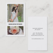 Minimale bandbreedte 2 | Visitekaartjes voor fotog (Voorkant / Achterkant)