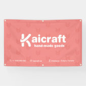 Minimale banner voor kunst en ambachten (Horizontaal)