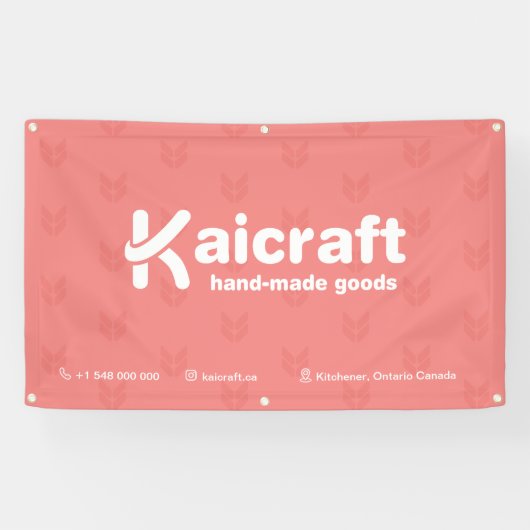 Minimale banner voor kunst en ambachten (Horizontaal)