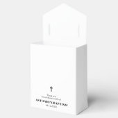 Minimale baptisme voordorbox bedankdoosjes (Geopend)