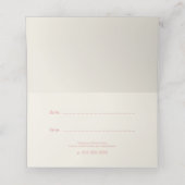 Minimale Basic Appointment-kaart in gebroken wit e Afsprakenkaart (Binnenkant ongevouwen)