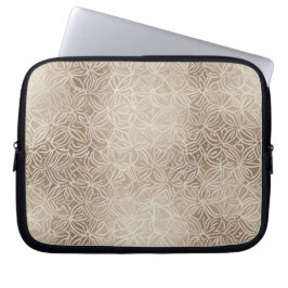 Minimale Batik Geometrie Laptop Sleeve