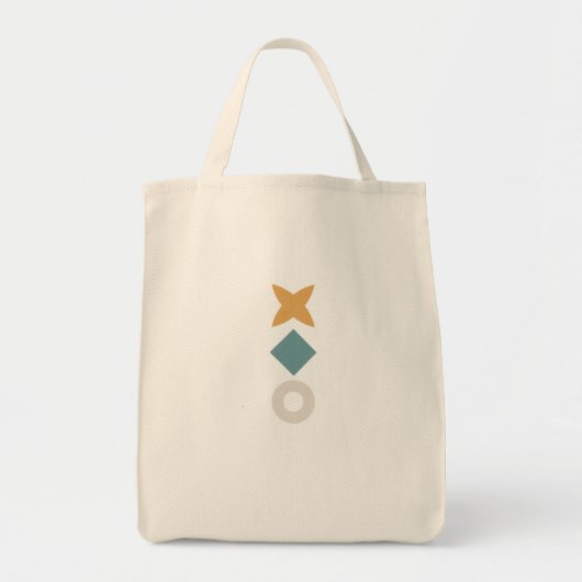 Minimale Bauhaus Baby Tote Tas (Voorkant)