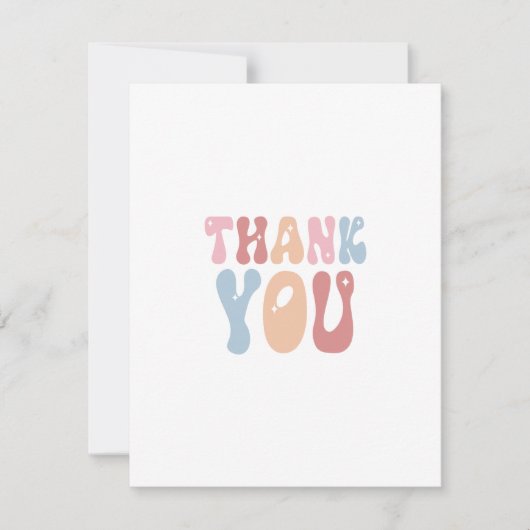 Minimale bedankt feestdagenkaart (Voorkant)