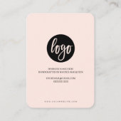 Minimale Bedankt Prachtige Manuscript Klant Dank u Visitekaartje (Achterkant)